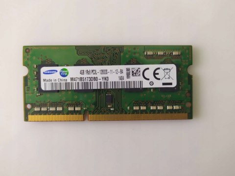 PAMIĘĆ RAM DO LAPTOPÓW DDR3L 4GB SO DIMM SAMSUNG