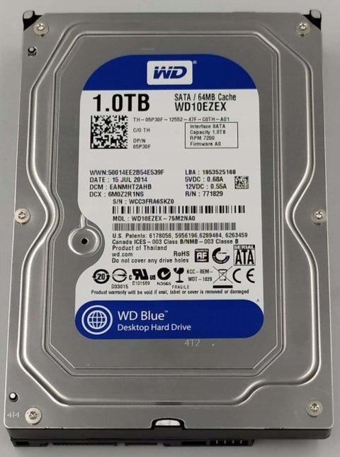 DYSK TWARDY DO KOMPUTERA 1000GB HDD SATA 3,5"