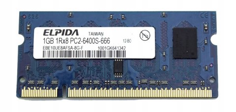 PAMIEĆ RAM DO LAPTOPÓW 1GB DDR2 SODIMM