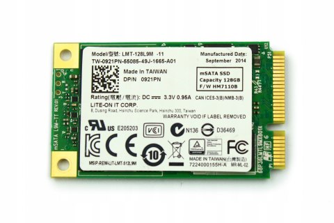 DYSK SSD MSATA 128GB DO LAPTOPA