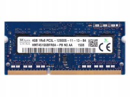 PAMIĘĆ RAM DO LAPTOPÓW 4GB DDR3L SODIMM