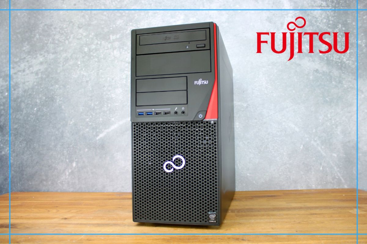 Fujitsu Esprimo P720 Tower Intel Core i3 16GB DDR3 512GB SSD DVD Windows 10 Pro