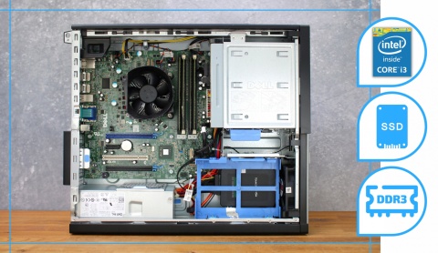 Dell Optiplex 7010 Desktop Intel Core i3 8GB DDR3 512GB SSD DVD Windows 10 Pro