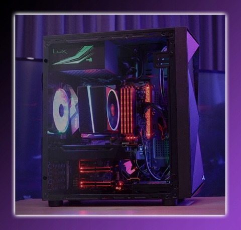 Gaming Aerocool Cosmo Tower Intel Core i5 GeForce GT 1030 16GB DDR3 512GB SSD Windows 10 Pro