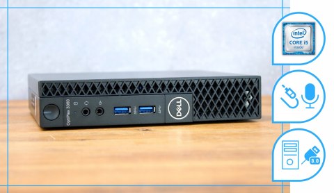 Dell Optiplex 3060 Tiny Intel Core i5 16GB DDR4 120GB SSD Windows 10 Pro