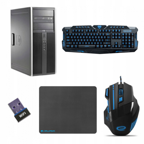 Gaming HP Compaq Elite 8300 Tower Intel Core i5 GeForce GT 1030 16GB DDR3 512GB SSD Windows 10 Pro