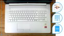 LAPTOP HP 17 AMD 8GB DDR4 256SSD W10 DVD KAM W10