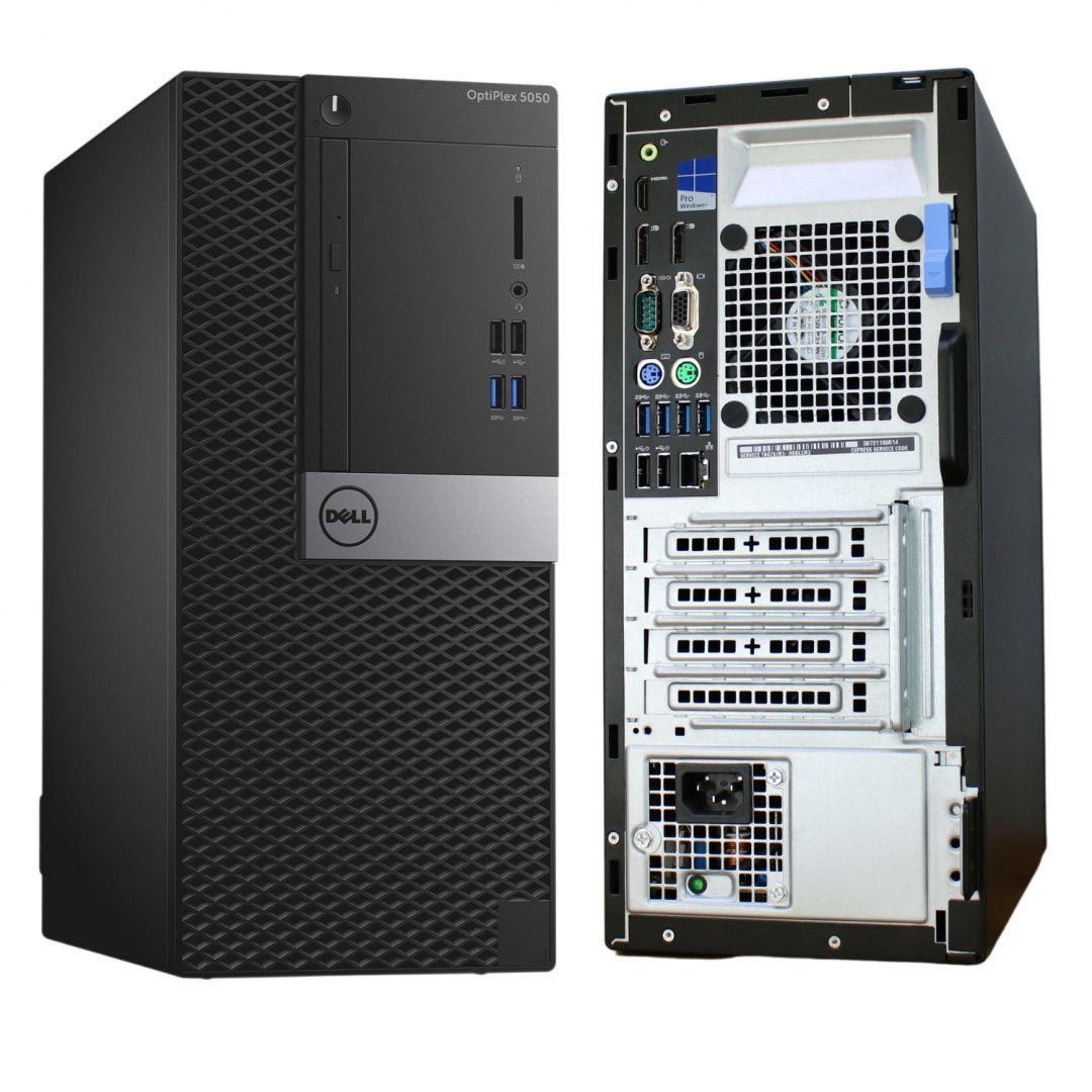 Dell Optiplex 5050 Tower Intel Core i5 16GB DDR4 1000GB SSD DVD Windows 10 Pro