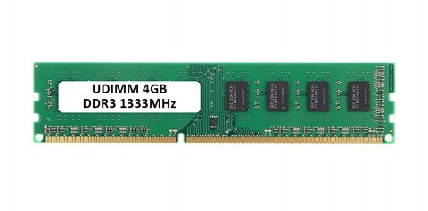 PAMIĘĆ RAM 4GB DDR3 PC3 10600U 1333MHz DIMM DO PC