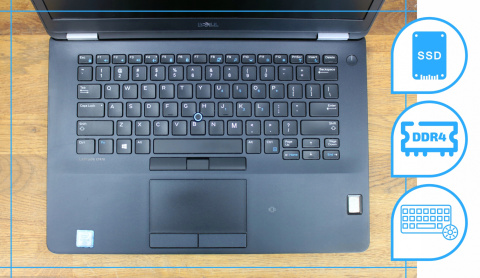Dell Latitude E7470 Intel Core i5 16GB 256GB SSD Windows 10 Pro 14"