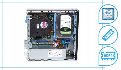 KOMPUTER DELL 7060 I5 8GEN 16GB DDR4 512SSD W11