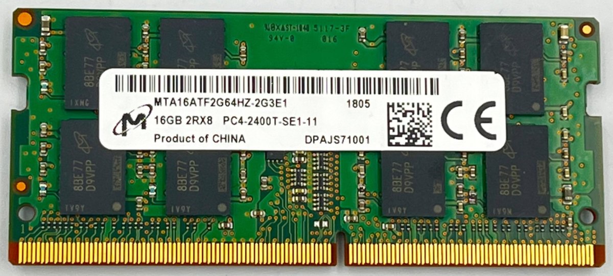 PAMIĘC RAM 16GB DDR4 SODIMM 2400MHz MICRON