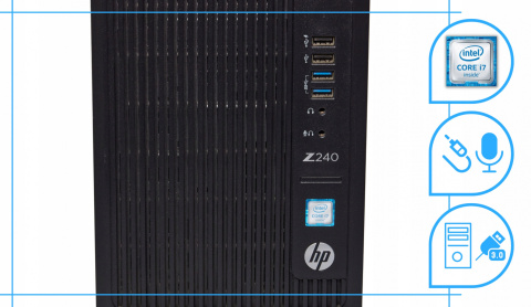 HP Workstation Z240 Tower Intel Core i7 Quadro K620 16GB DDR4 2256GB HDD + SSD Windows 10 Pro