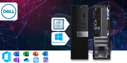 Dell Optiplex 7040 SFF Intel Core i5 16GB DDR4 512GB SSD Windows 10 Pro