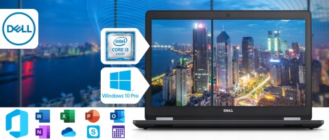 Dell Latitude E5570 Intel Core i3 8GB 256GB SSD Windows 10 Pro 15.6"