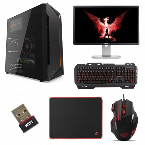 Gaming Intel Core i7 GeForce GT 1030 16GB DDR3 512GB SSD Windows 10 Pro