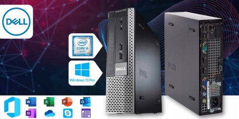 Dell Optiplex 7010 USFF Intel Core i3 8GB DDR3 128GB SSD DVD Windows 10 Pro