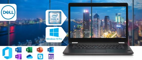Dell Latitude E7470 Intel Core i5 8GB DDR4 256GB SSD Windows 10 Pro 14"