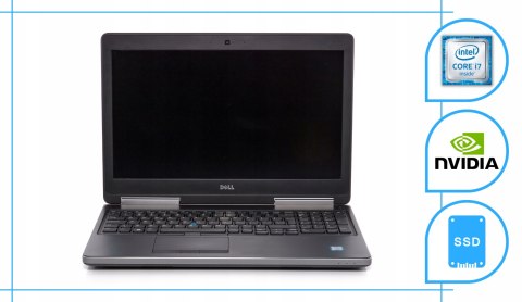 Dell Precision 7510 Intel Core i7 NVIDIA Quadro M1000M 32GB DDR4 256GB SSD Windows 10 Pro 15.6"