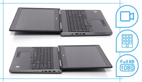 Dell Precision 7510 Intel Core i7 NVIDIA Quadro M1000M 8GB DDR4 512GB SSD Windows 10 Pro 15.6"