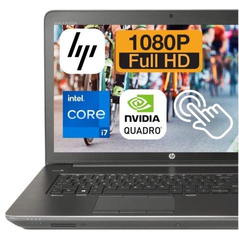 HP ZBook 17 G3 Intel Core i7 NVIDIA Quadro M3000M 8GB DDR4 128GB SSD Windows 10 Pro 17"