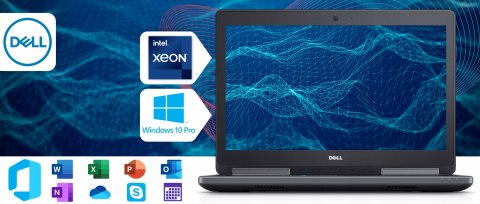 Dell Precision 7520 Intel Xeon NVIDIA Quadro M2200M 32GB DDR4 1000GB SSD Windows 10 Pro 15.6"