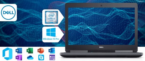 Dell Precision 7520 Intel Core i7 NVIDIA Quadro M2200M 8GB DDR4 512GB SSD Windows 10 Pro 15.6"