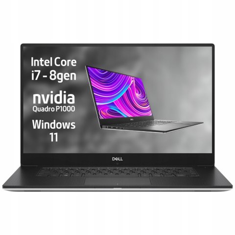 Dell Precision 5530 Intel Core i7 NVIDIA Quadro P1000 32GB DDR4 1000GB SSD Windows 11 Pro 15.6"