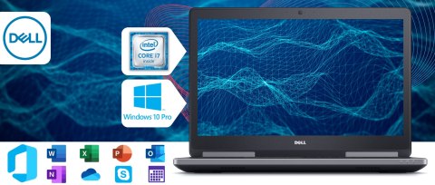 Dell Precision 7720 Intel Core i7 NVIDIA Quadro P3000 16GB DDR4 512GB SSD Windows 10 Pro 17.3"