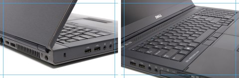 Dell Precision M6800 Intel Core i7 NVIDIA Quadro K3100M 32GB DDR3 1000GB SSD DVD Windows 10 Pro 17.3"