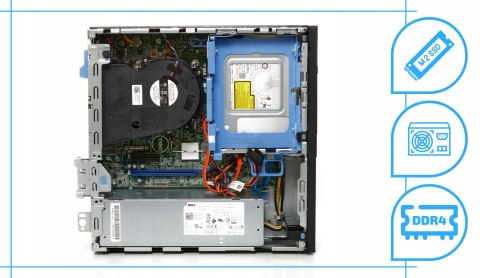 Dell Optiplex 7070 Sff Intel Core i7 16GB DDR4 512GB SSD DVD Windows 11 Pro