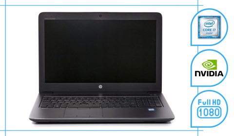 Hp Zbook 15 G4 Intel Core i7 NVIDIA Quadro M1200 32GB DDR4 1000GB SSD Windows 10 Pro 15.6"
