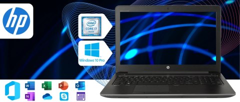 Hp Zbook 15 G4 Intel Core i7 NVIDIA Quadro M1200 32GB DDR4 1000GB SSD Windows 10 Pro 15.6"