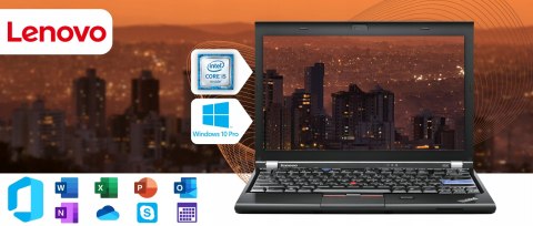 Lenovo Thinkpad X220 Intel Core i5 8GB 256GB SSD Windows 10 Pro 12"