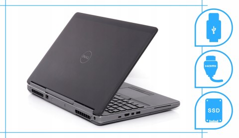 Dell Precision 7520 Intel Core i7 NVIDIA Quadro M2000M 32GB DDR4 1000GB SSD Windows 10 Pro 15.6"