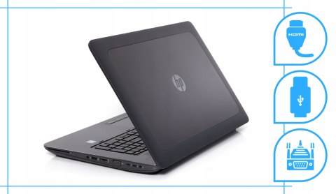 Hp Zbook 17 G3 Intel Core i7 NVIDIA Quadro M5000M 32GB DDR4 1000GB SSD Windows 10 Pro 17.3"