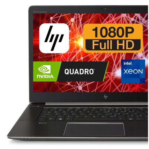 Hp Zbook Studio 15 G3 Intel Xeon NVIDIA Quadro M1000M 32GB DDR4 1000GB SSD Windows 10 Pro 15.6"
