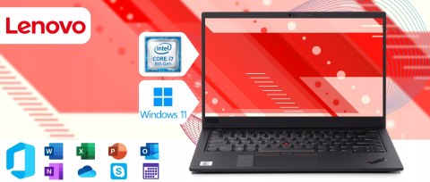 Lenovo Thinkpad X1 Carbon 7 Gen Intel Core i7 16GB DDR4 512GB SSD Windows 11 Pro 14"