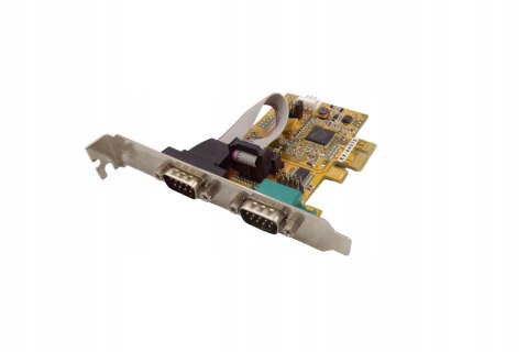 Karta PCI-Express x1 Card2x RS232 EX-44072
