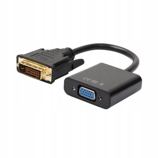 ADAPTER PRZEJŚCIÓWKA DVI NA VGA DSUB 15CM AKYGA