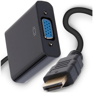ADAPTER PRZEJŚCIÓWKA HDMI NA VGA DSUB 15CM AKYGA