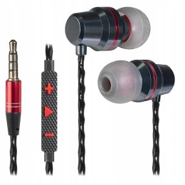 Defender Tanto słuchawki z mikrofonem czarne 2.0 douszne 3.5 mm jack