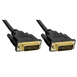 KABEL PRZEWÓD DVI 1,8M AKYGA POZŁACANY