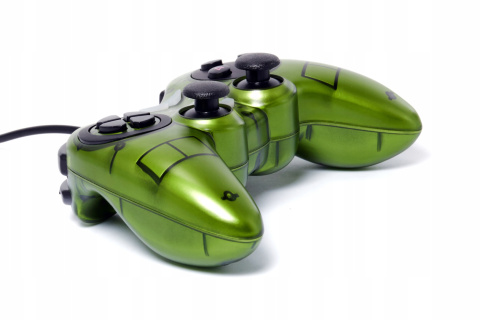 PRZEWODOWY GAMEPAD PAD DO KOMPUTERA PC USB ZIELONY