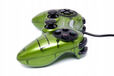 PRZEWODOWY GAMEPAD PAD DO KOMPUTERA PC USB ZIELONY