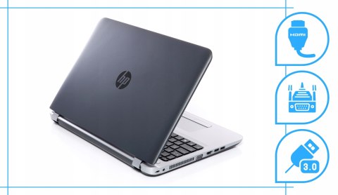 Hp Probook 450 G3 Intel Core i3 8GB DDR3 512GB SSD DVD Windows 10 Pro 15.6"