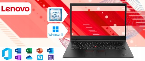 Lenovo Thinkpad X1 Yoga 3gen Intel Core i7 16GB DDR4 1000GB SSD Windows 11 Pro 14"
