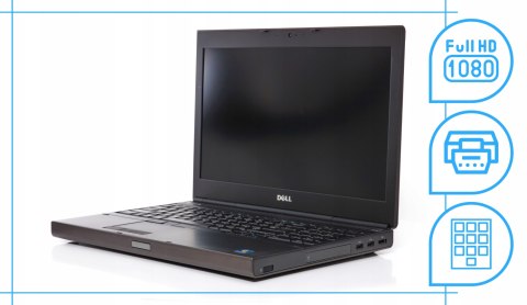 Dell Precision M4800 Intel Core i7 32GB DDR3 512GB SSD DVD Windows 10 Pro 15.6"