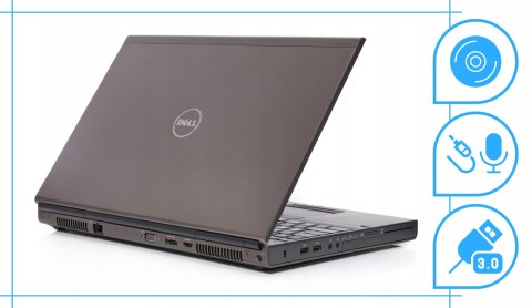 Dell Precision M4800 Intel Core i7 32GB DDR3 512GB SSD DVD Windows 10 Pro 15.6"