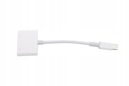 Kabel adapter przejściówka USB-C DO HDMI+USB-C 4K do laptopa smartfona